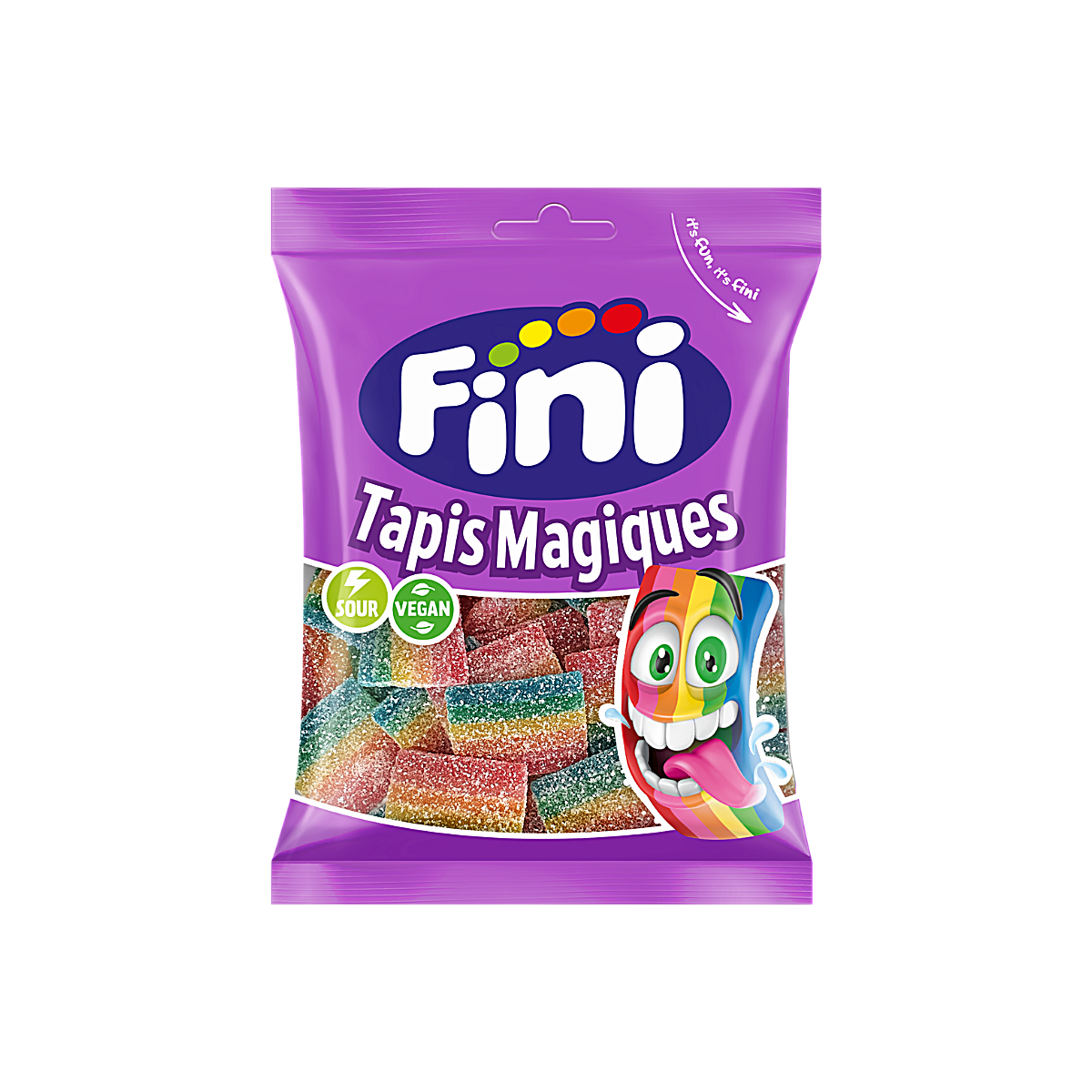 Spain - Fini Tapis Magiques Sour Rainbow Gummy Candy (90g)