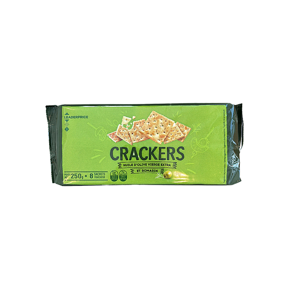 Italy - Mediterranean Olive Oil & Rosemary Crackers (250g)