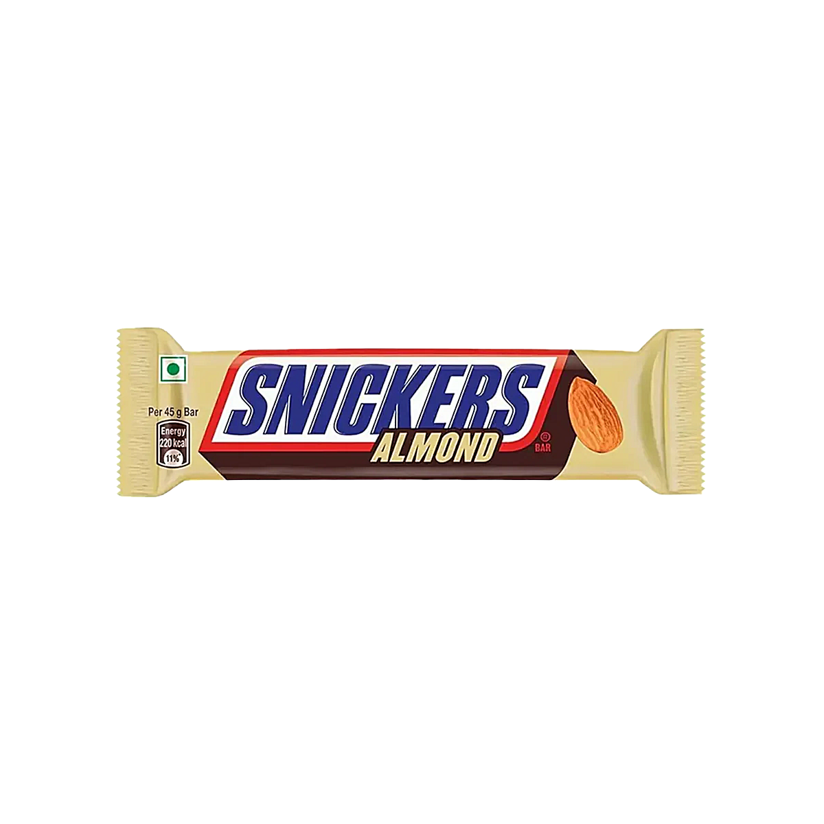 India – Snickers Almond Chocolate Bar (45g)