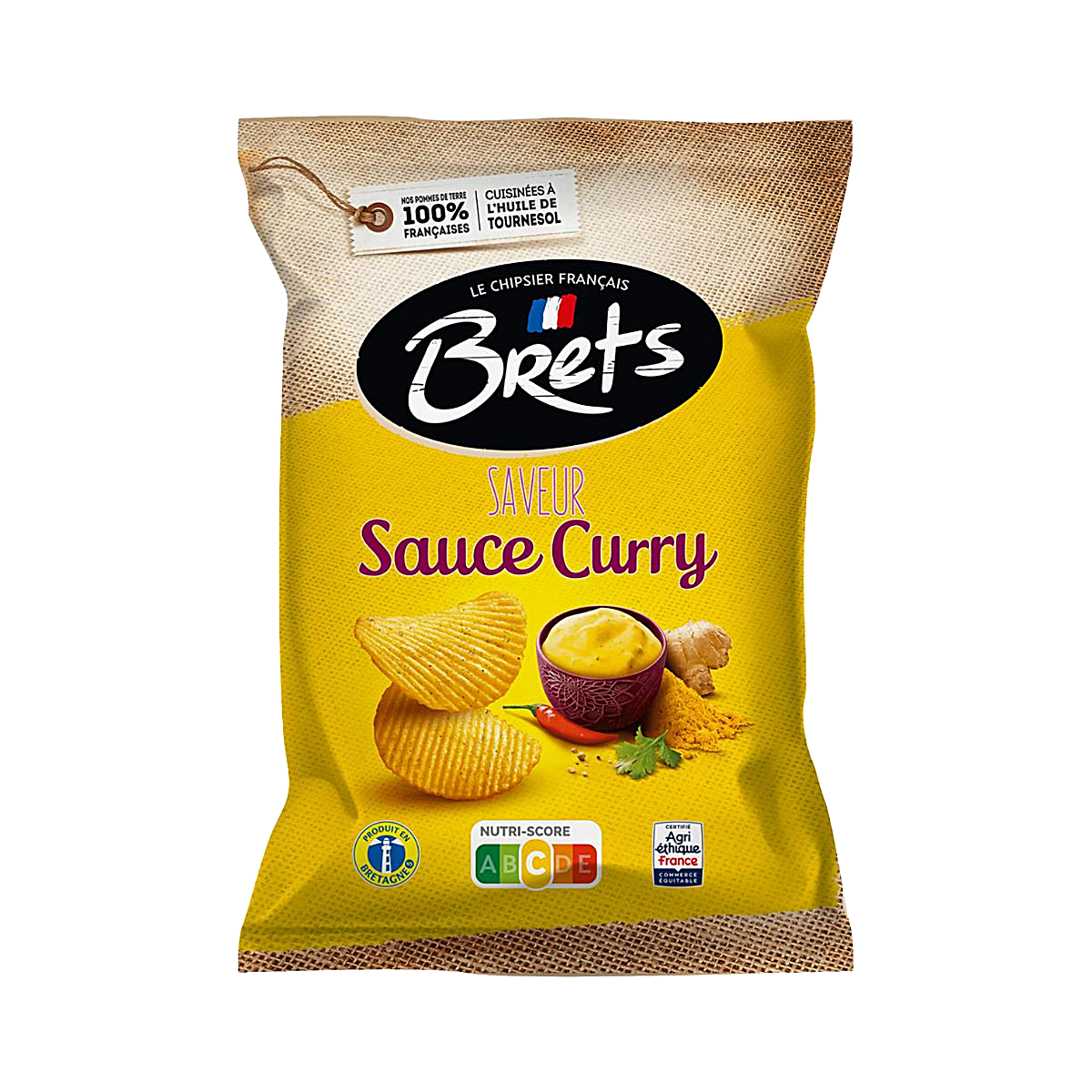 France – Brets Sauce Curry Chips (125g)
