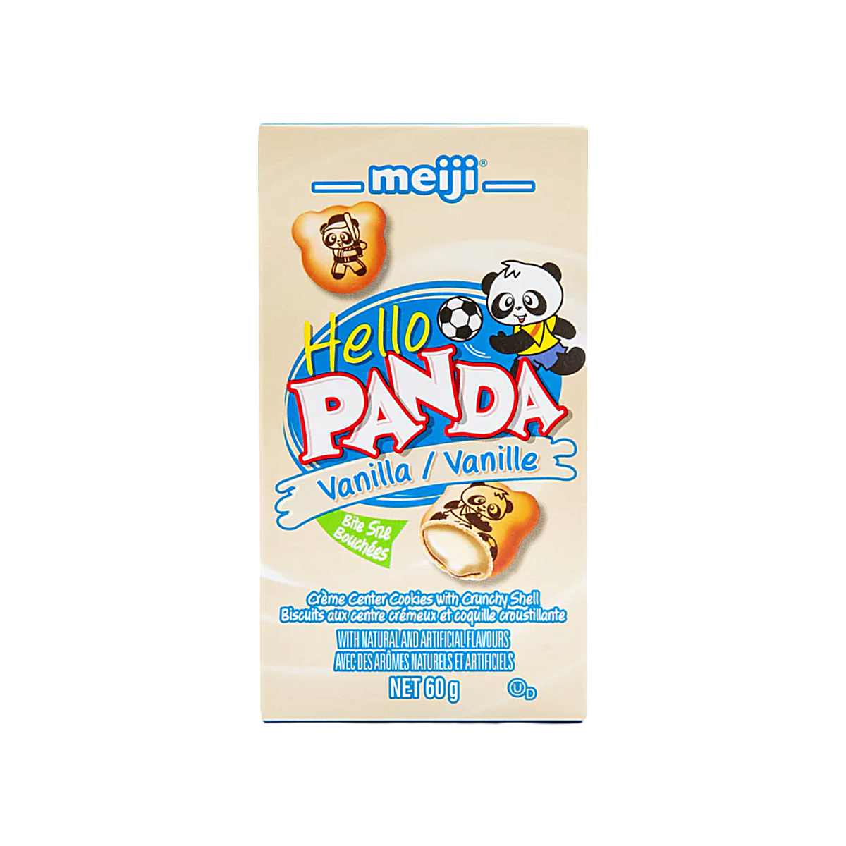 Japan – Meiji Hello Panda Biscuits with Vanilla Flavoured Filling (60g)