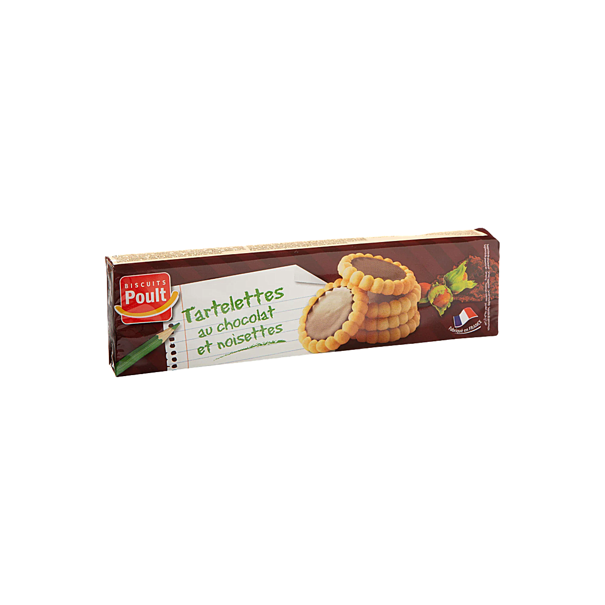 France - Poult Chocolate Hazelnut Tartlet Cookies (150g)