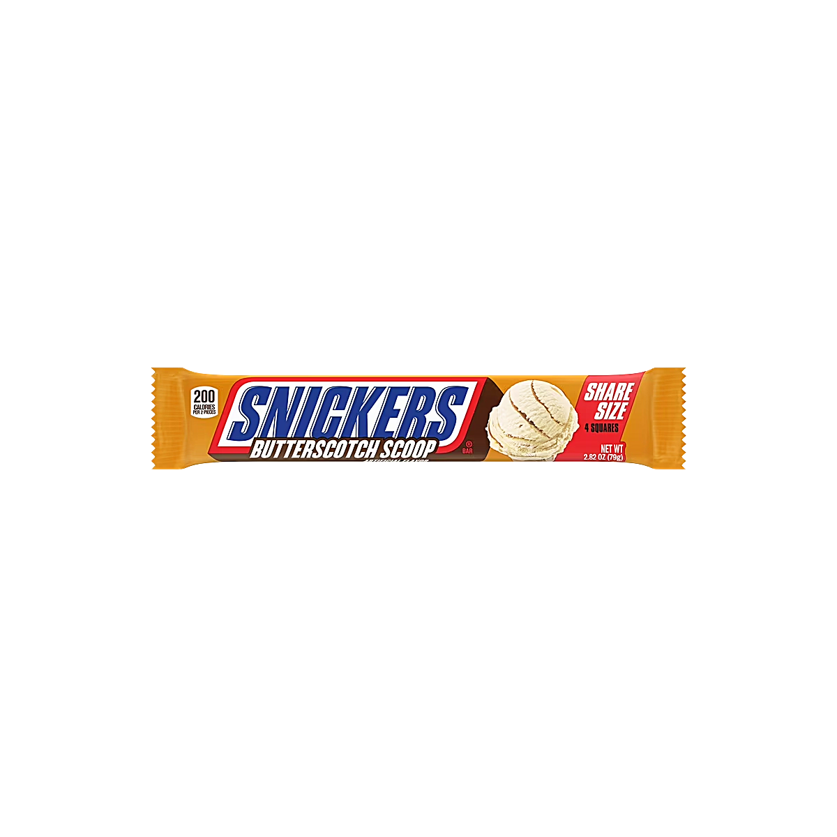 USA - Snickers Butterscotch Scoop Big Chocolate Bar Share Size (80g)