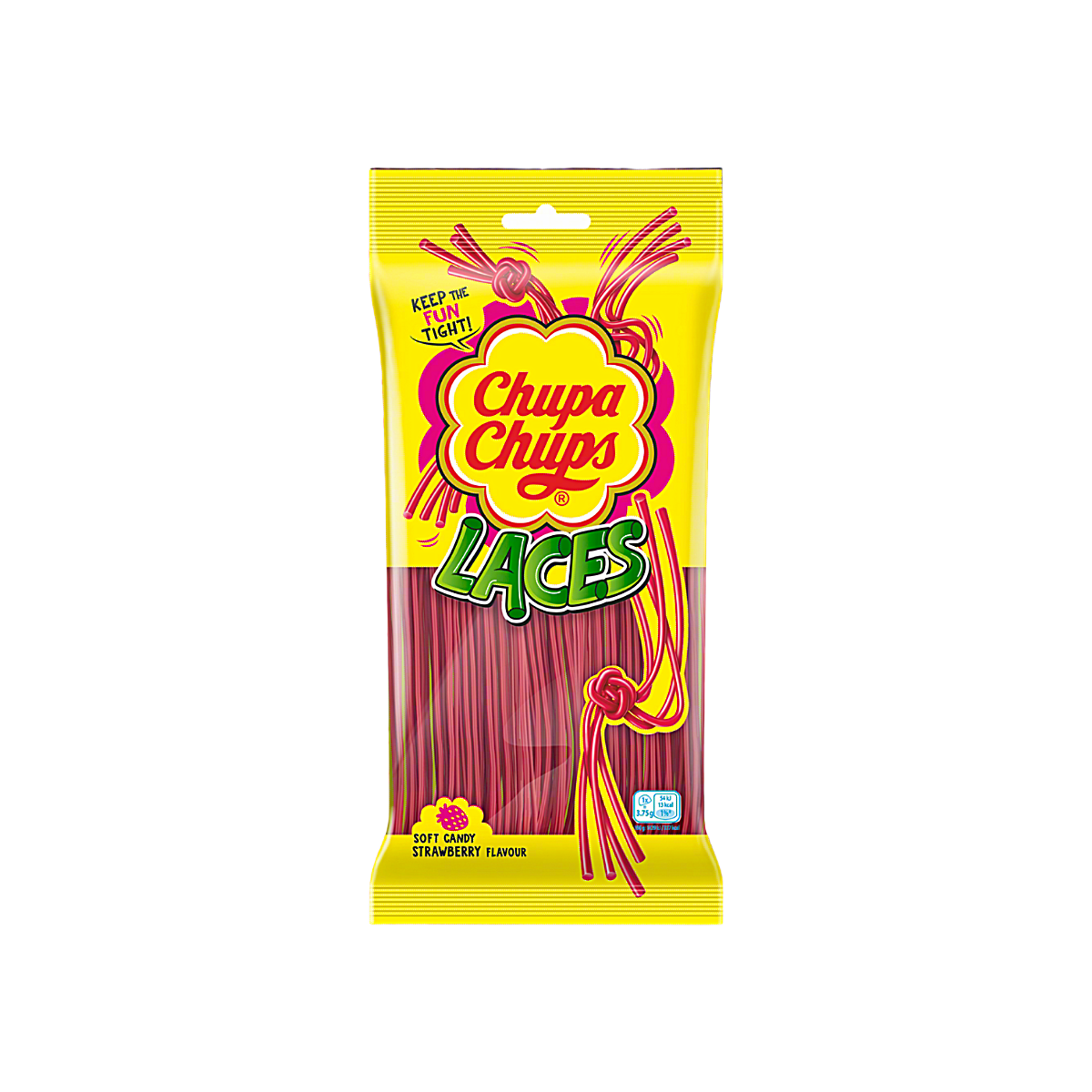 Italy - Chupa Chups Laces Soft Candy Strawberry Flavour (90g)