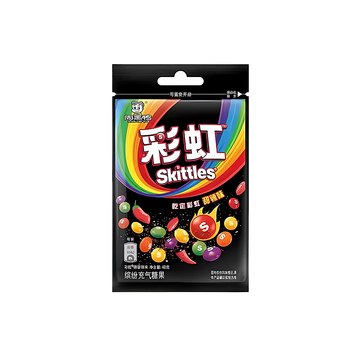 China - Skittles Rainbow Candy Sweet & Spicy Flavour (40g)