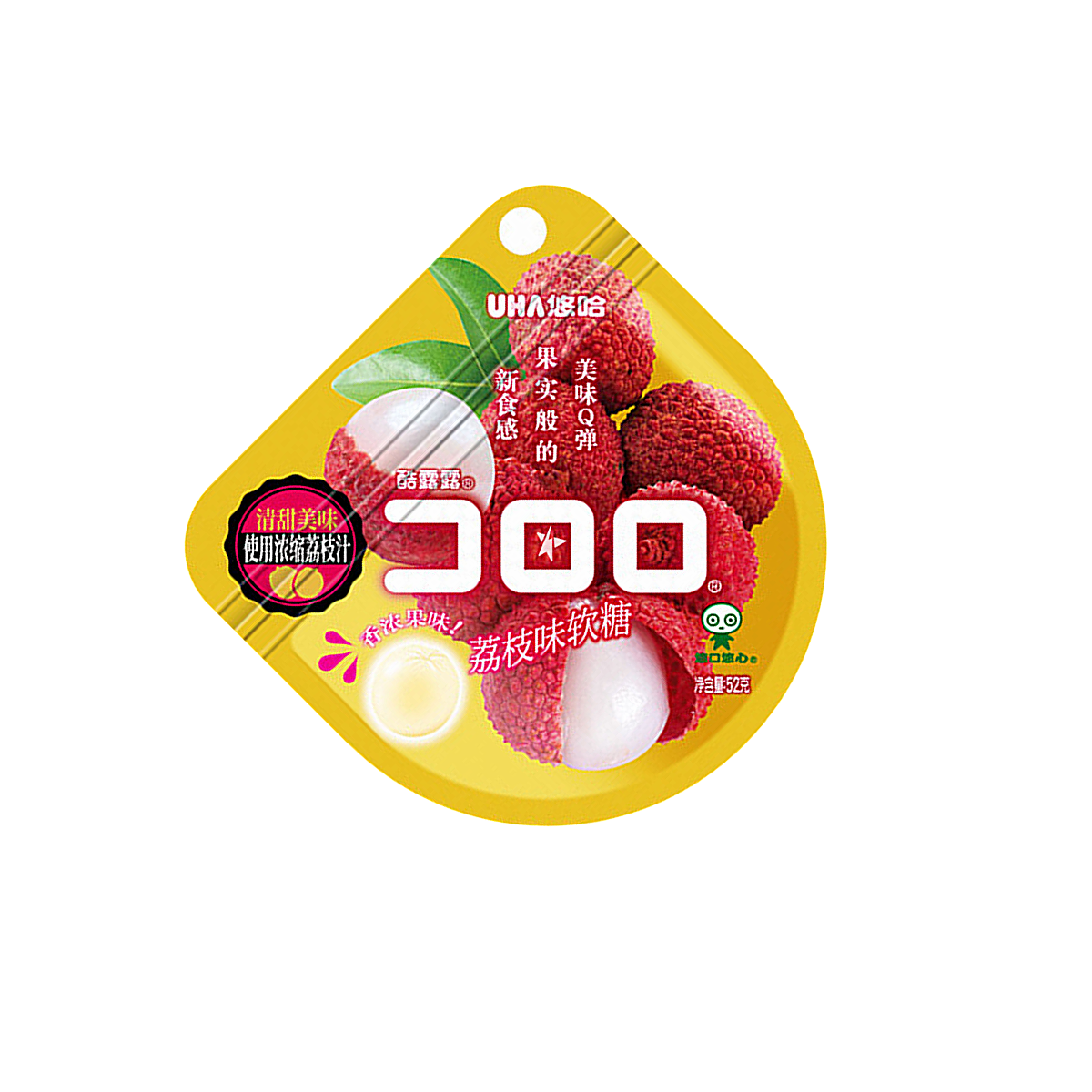 Japan - Mikakuto Cororo Lychee Fruit Gummies Candy (52g)