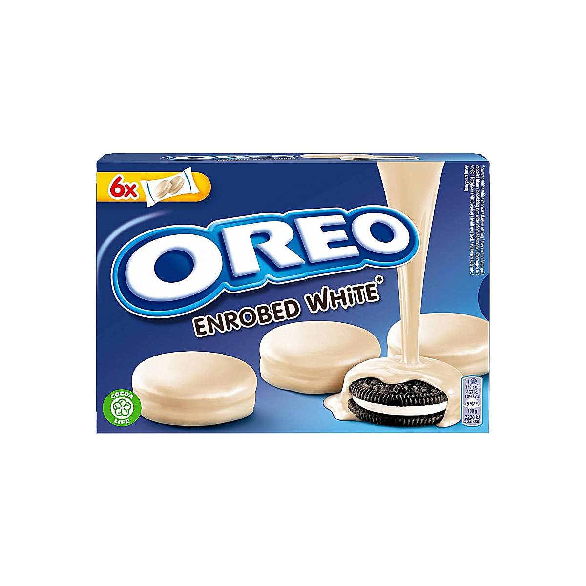 UK - Oreo Enrobed White Chocolate Cookies (6 packs, 246g)