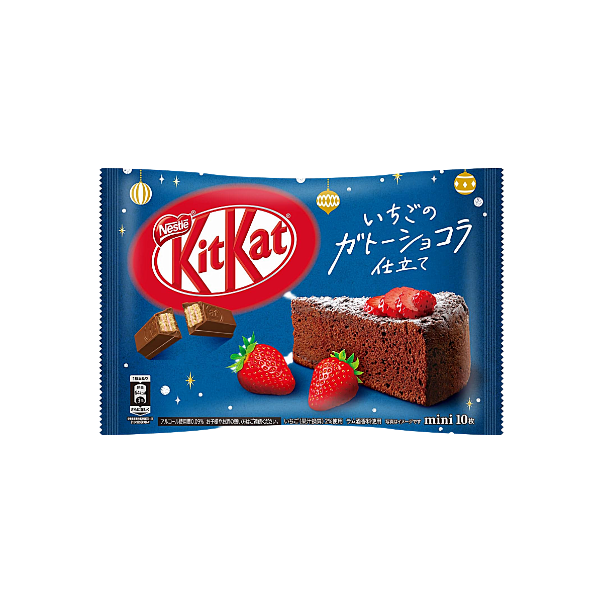 Japan - Kit Kat Strawberry Chocolate Cake Flavour Mini Bars (10 minis, 116 g)