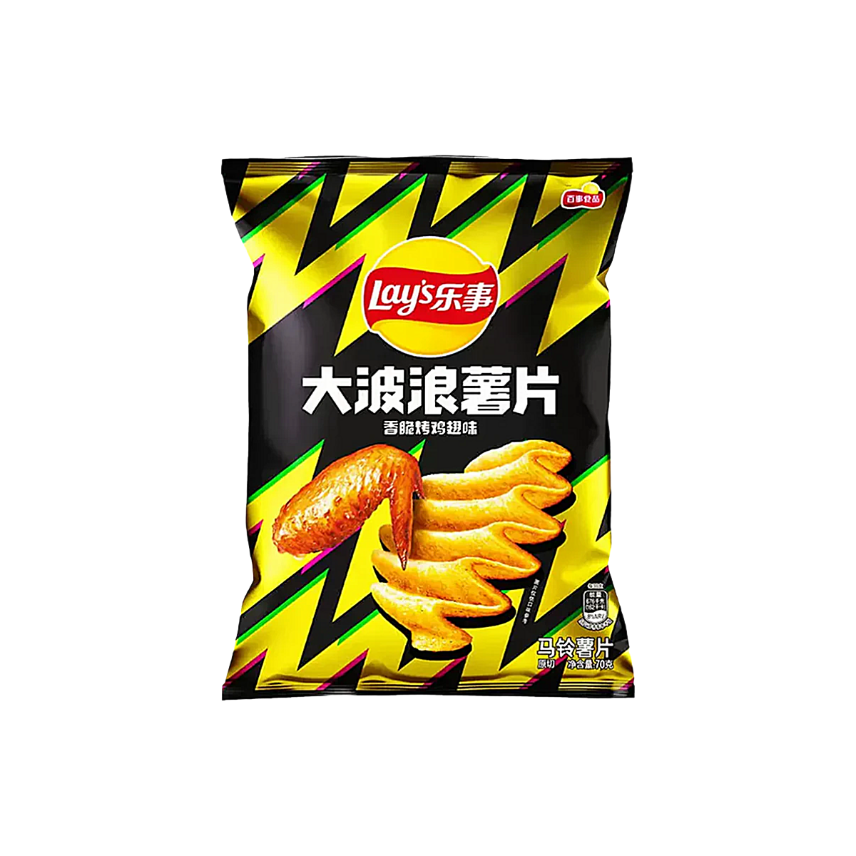 China - Lay's Roasted Chicken Wing Flavour Potato Chips (70g)