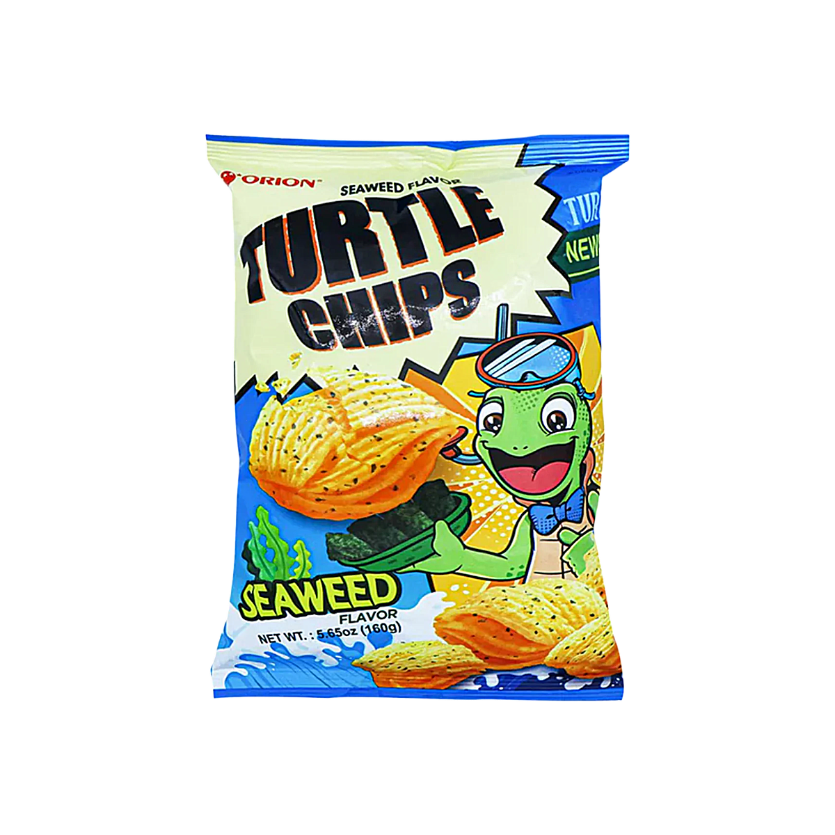Korea - Turtle Chips Seaweed Flavour Snack (80g)