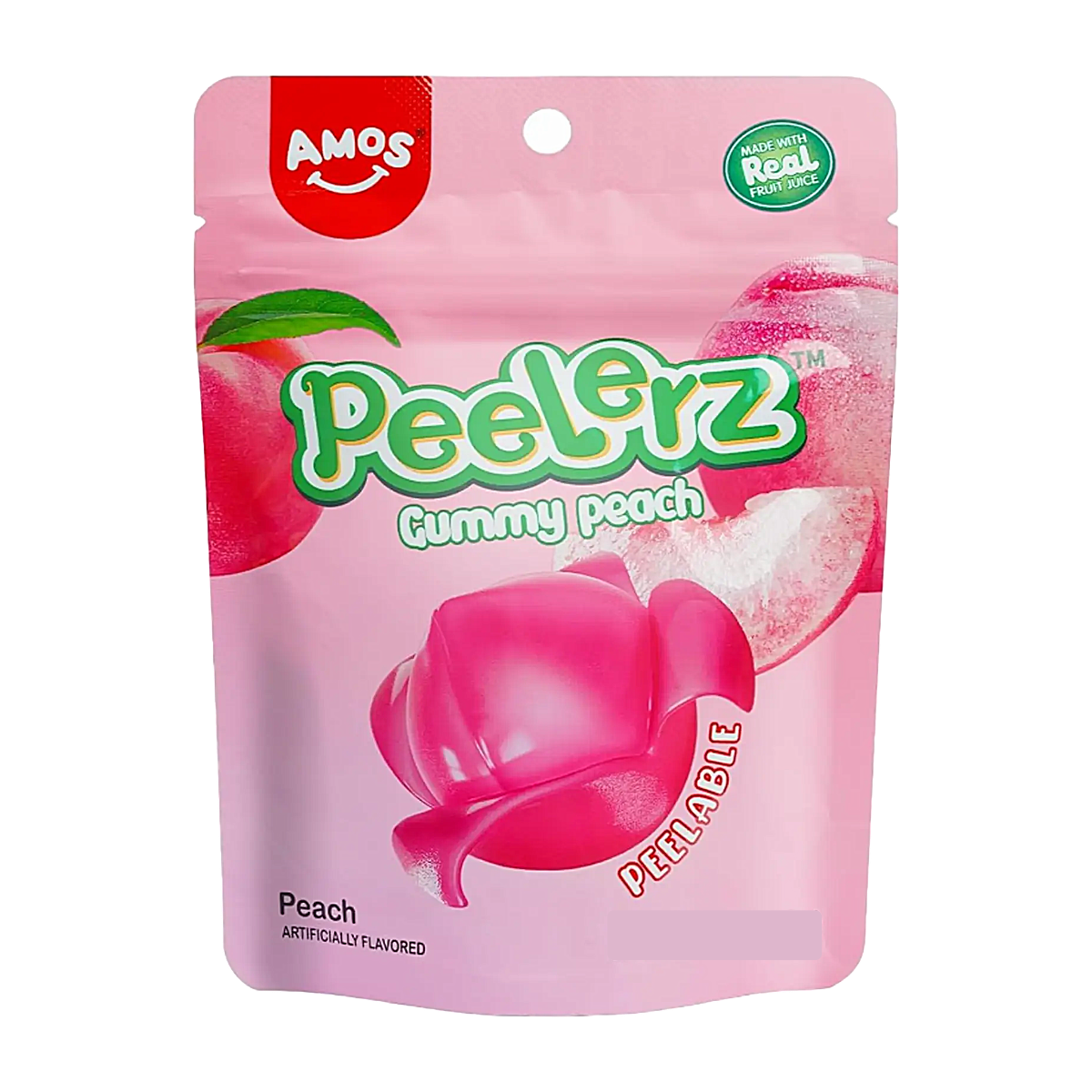 China - Amos Peelerz Gummy Peach (TikTok Candy) (170g)