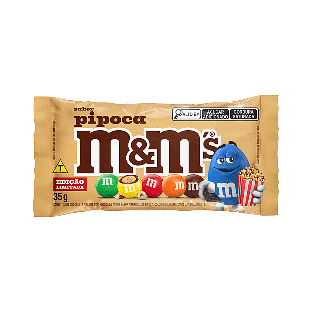 Brazil - M&M's Pipoca (Popcorn) Chocolate Flavour