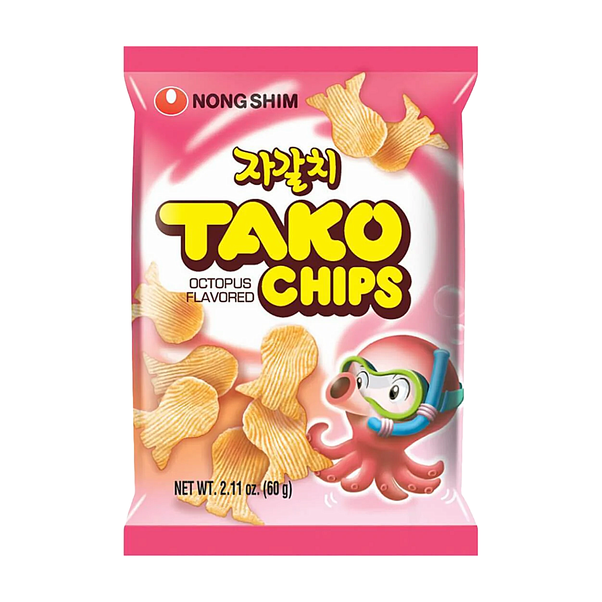 Korea - Nongshim Tako Chips Seafood Flavour (60g)