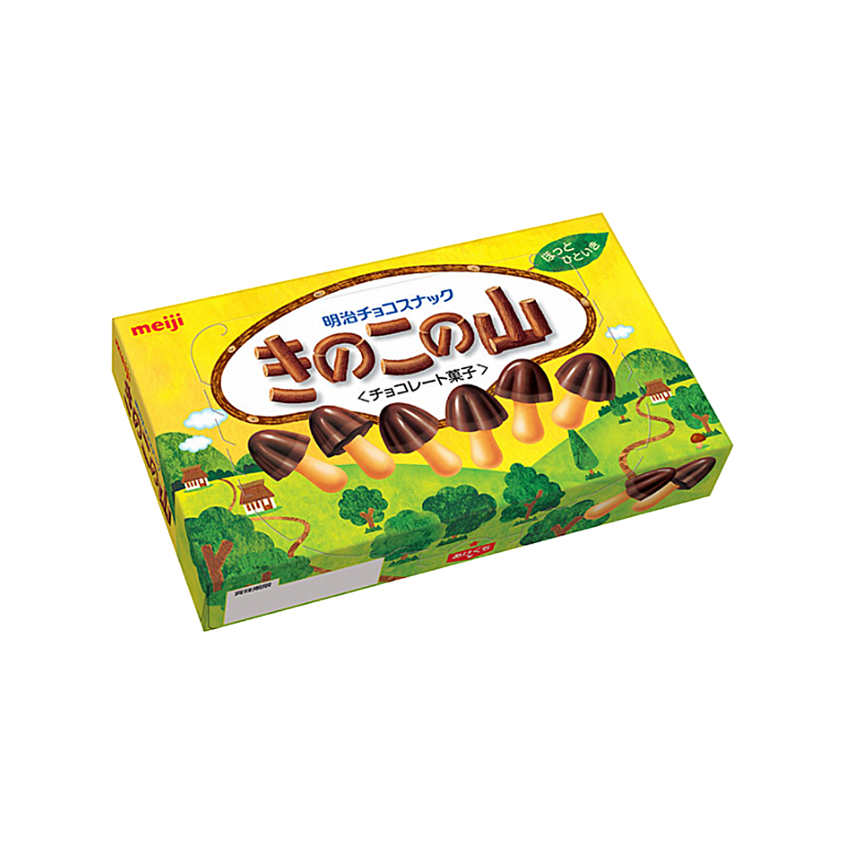 Japon - Biscuits aux champignons et au chocolat Meiji Kinoko no Yama (74 g)