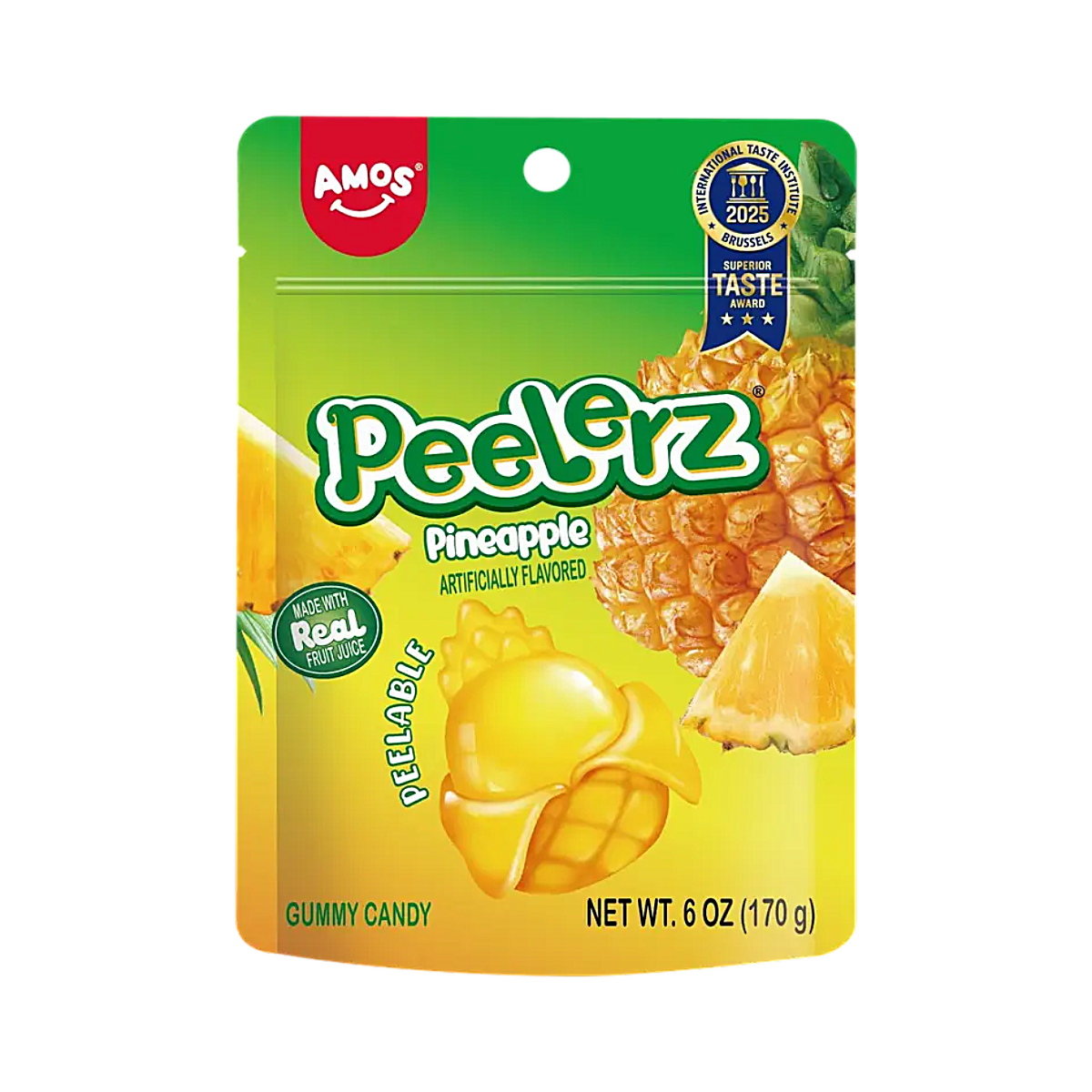 USA – Amos Peelerz Gummy Pineapple (TikTok Candy) (170g)