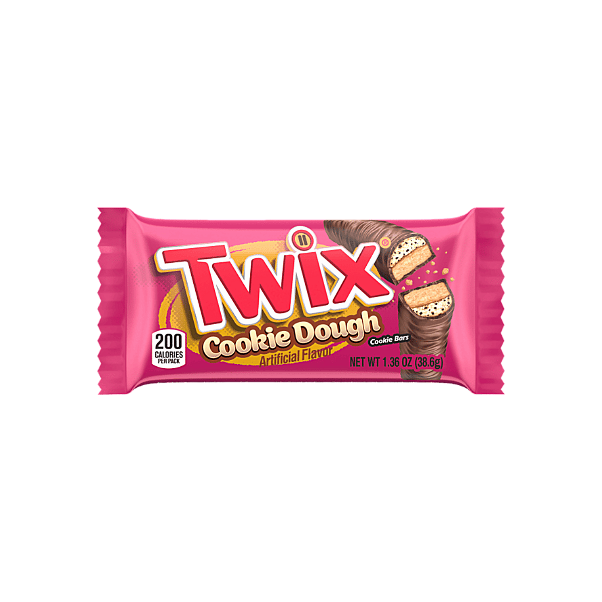 USA - Twix Cookie Dough Chocolate Bar (39g)