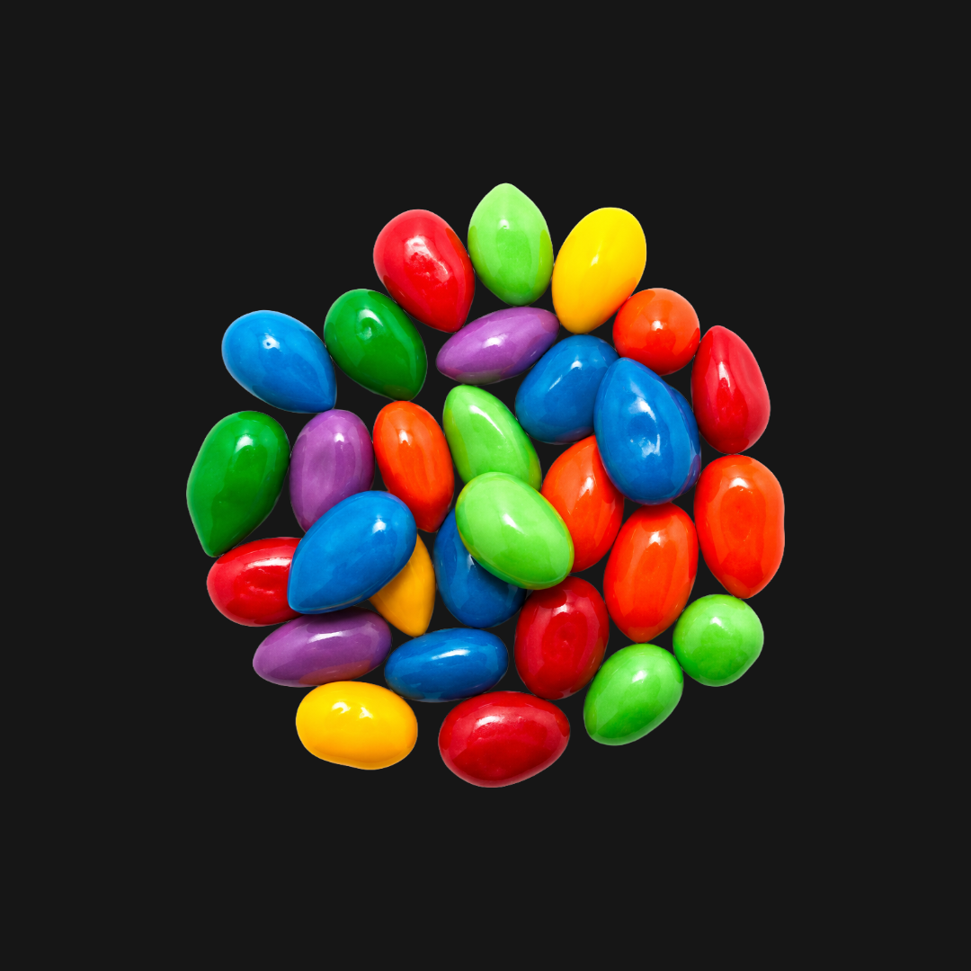 KIMMIE SUNBURSTS COLORFUL CHOCOLATY SUNFLOWER SEEDS