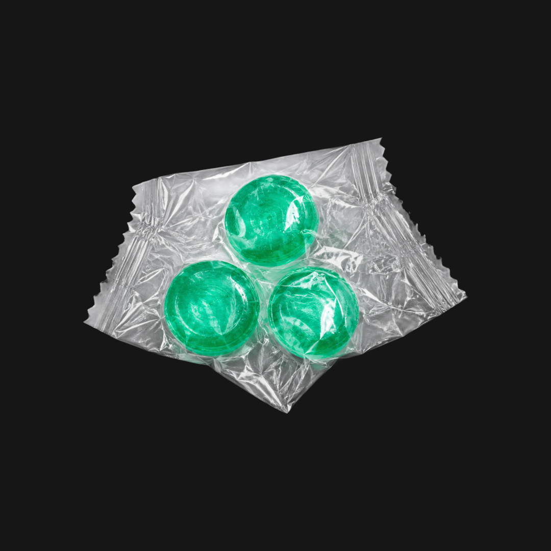 SPEARMINT CANDIES, NO SUGAR ADDED