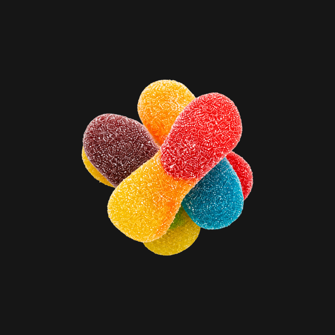 GUMMY FRUIT TONGUES, LIGHT SOUR