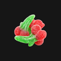 GUMMY DOUBLE CHERRIES, LIGHT SOUR