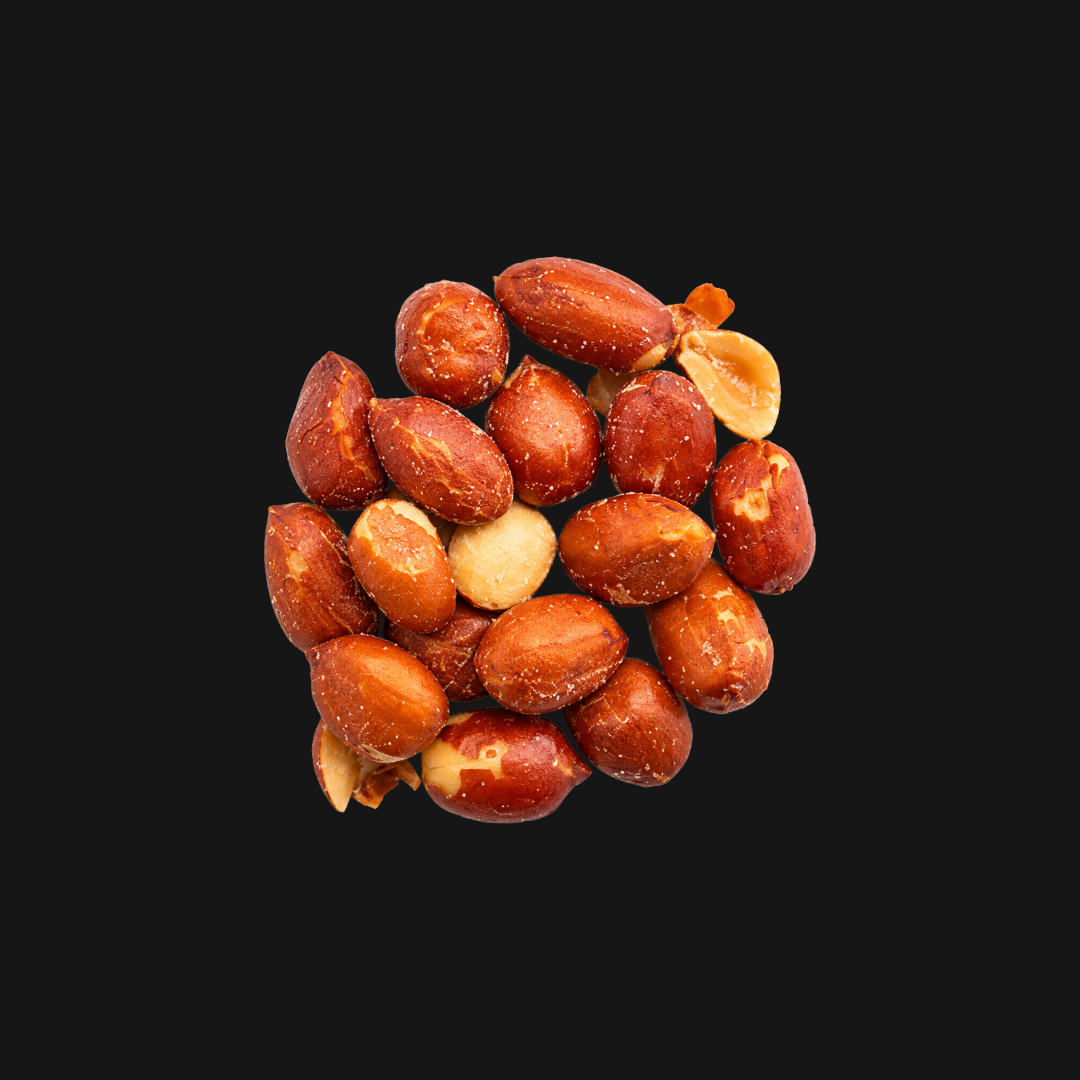 RED SKIN PEANUTS, ROASTED, SALTED