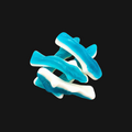 GUMMY BLUE SHARKS