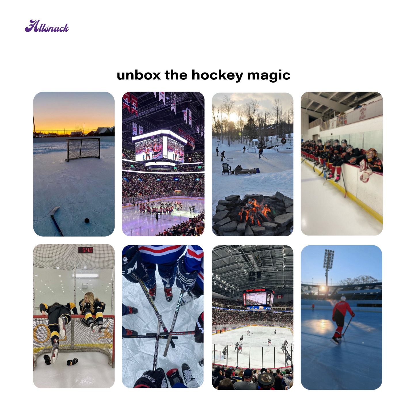 Coffret de collations hockey | 5 collations exotiques