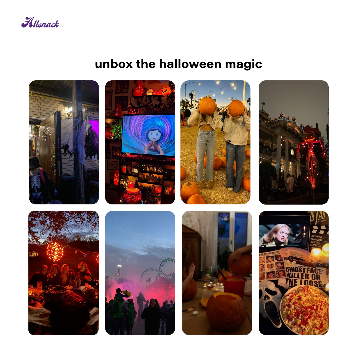 Coffret de collations d'Halloween | 5 collations exotiques