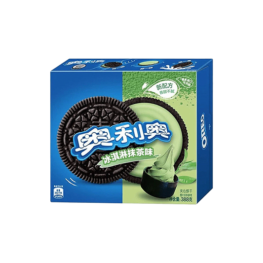 China - Oreo Matcha Ice Cream Flavoured Sandwich Cookies (388g)