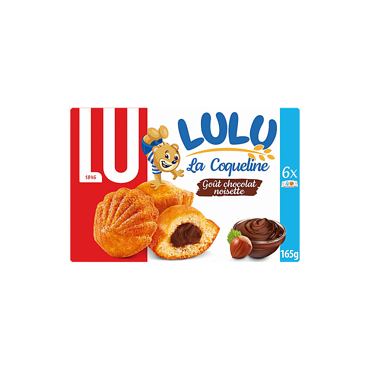 France - LU Lulu La Coqueline Chocolate Hazelnut Mini Cakes (165g)