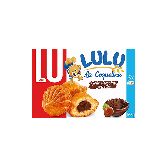 France - LU Lulu La Coqueline Chocolate Hazelnut Mini Cakes (165g)