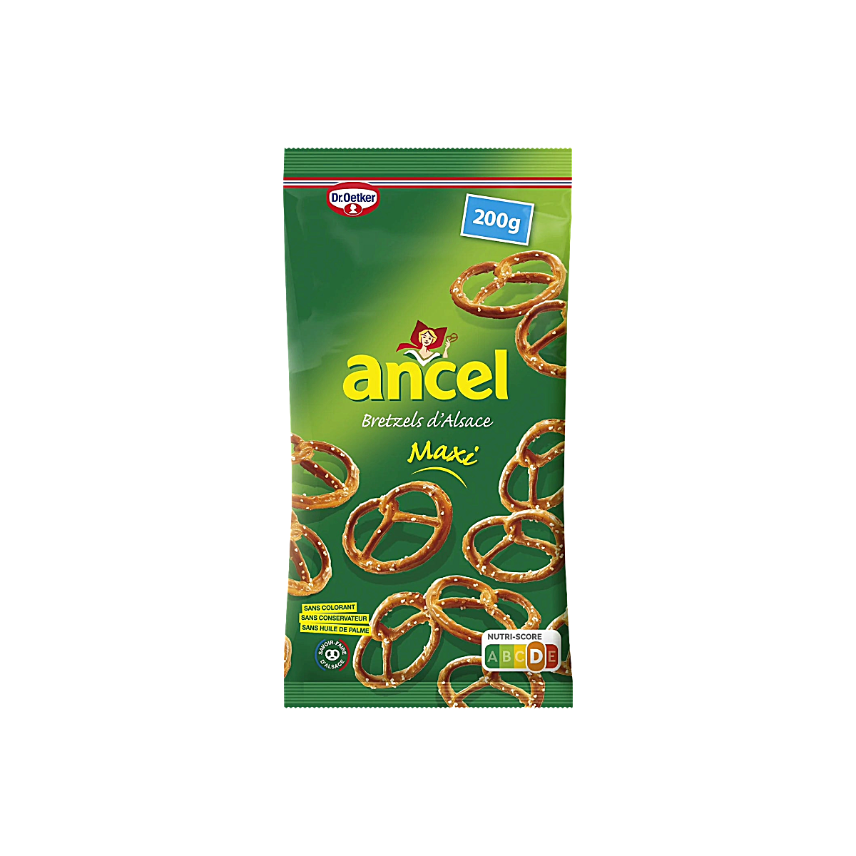 France - Ancel Maxi Bretzels d’Alsace Salted Pretzels (200g)