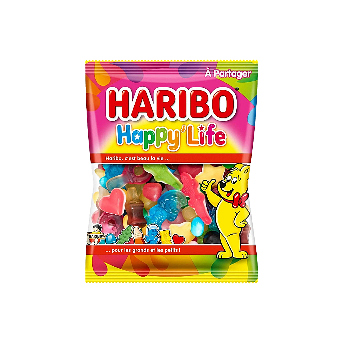 France - Haribo Happy Life Assorted Gummy Candy (120g)