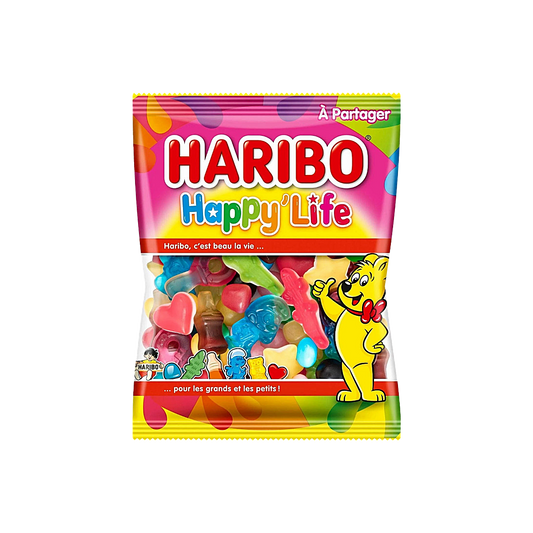France - Haribo Happy Life Assorted Gummy Candy (120g)