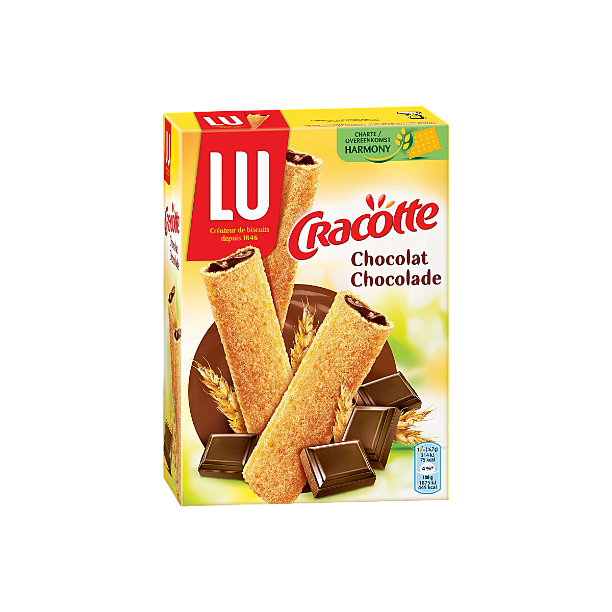 France - LU Cracotte Chocolate Filled Crispy Biscuits (200g)