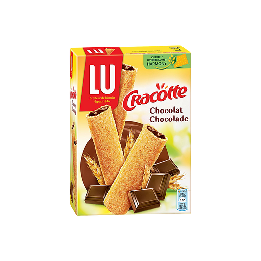 France - LU Cracotte Chocolate Filled Crispy Biscuits (200g)