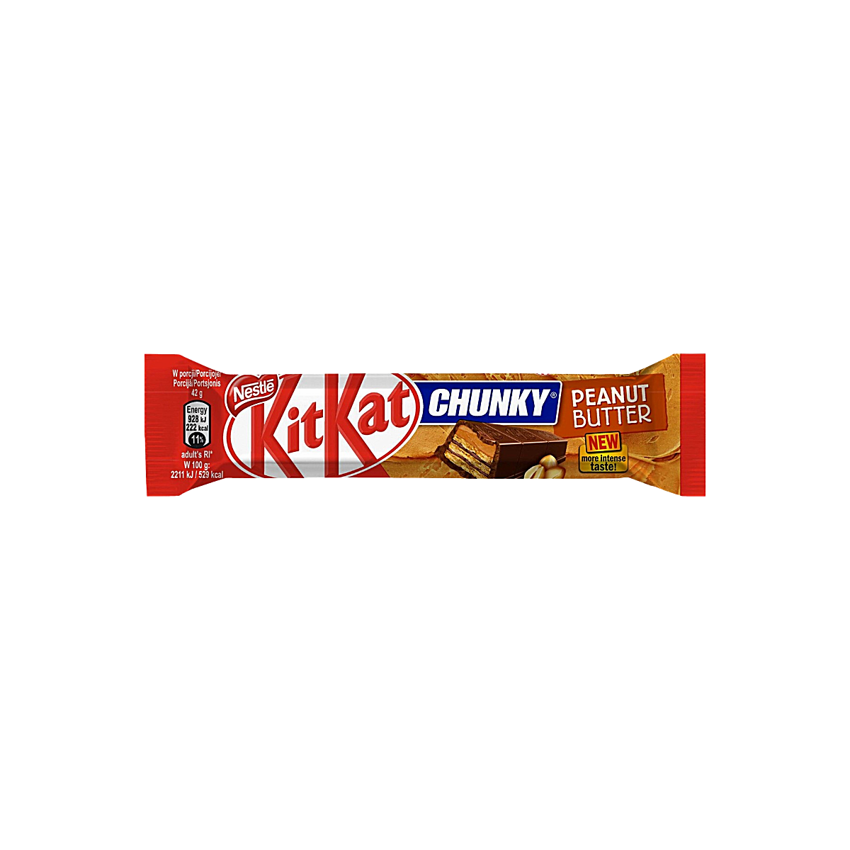 Poland - Kit Kat Chunky Peanut Butter Chocolate Wafer Bar (42g)
