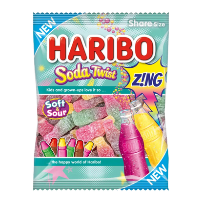 Germany - Haribo Soda Twist Zing