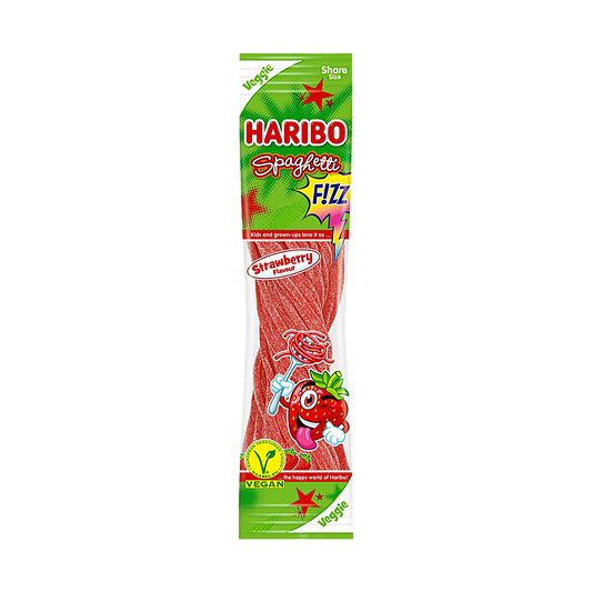 Germany – Haribo Spaghetti Strawberry Sour Candy (200g)