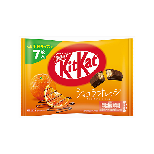 Japan – Kit Kat Orange Chocolate Flavour | 7 Minis (81g)