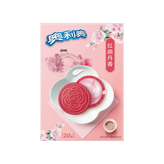 China – Oreo Creamy Peony Flavour Sandwich Biscuits (194g)