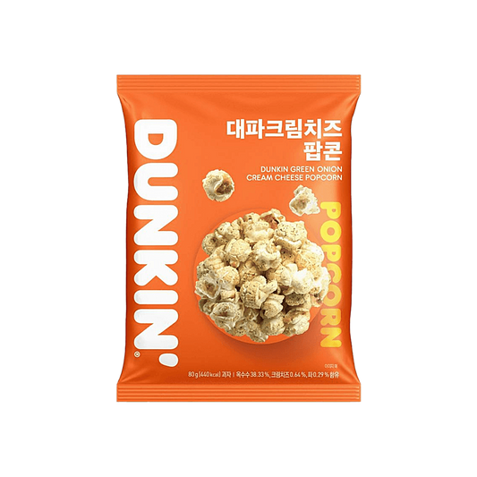 Korea - Dunkin' Donuts Green Onion Cream Cheese Popcorn Snack (80g)