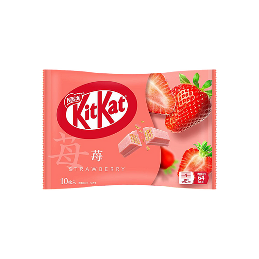 Japan - Kit Kat Strawberry Chocolate Wafer Bars Famous Japanese Flavour (116g)