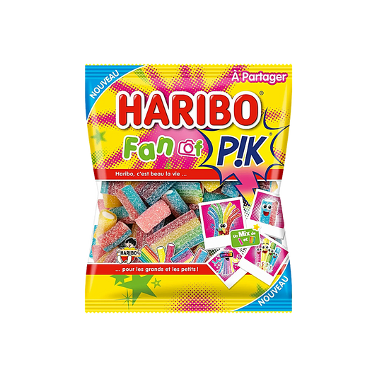 France - Haribo Fan Of Pik Sour Candy Mix (200g)