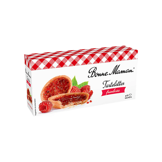France - Bonne Maman Tartel Rasberry Cookies (9 packs, 135g)