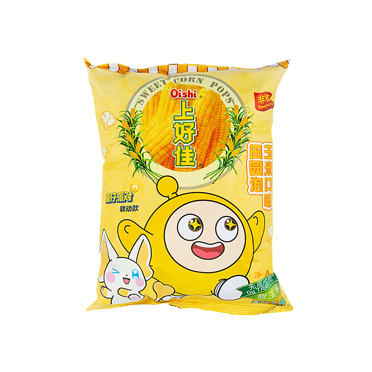 China - Oishi Sweet Corn Pops Chips (80g)