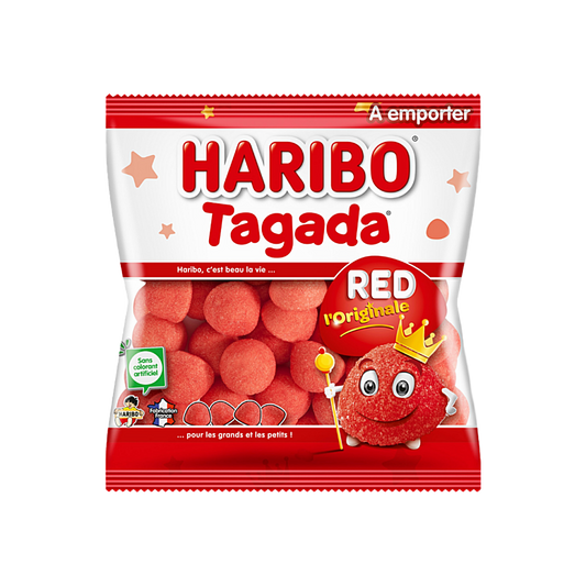 France - Haribo Tagada Strawberry Candy Original (120g)