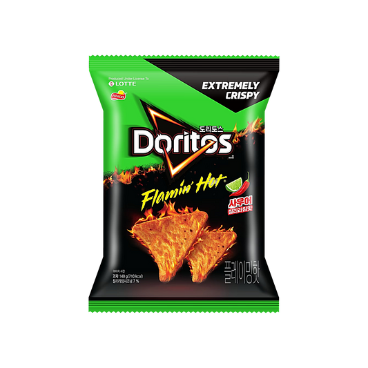 Korea - Doritos Flamin’ Hot Lime & Pepper Extremely Crispy Chips (70g)