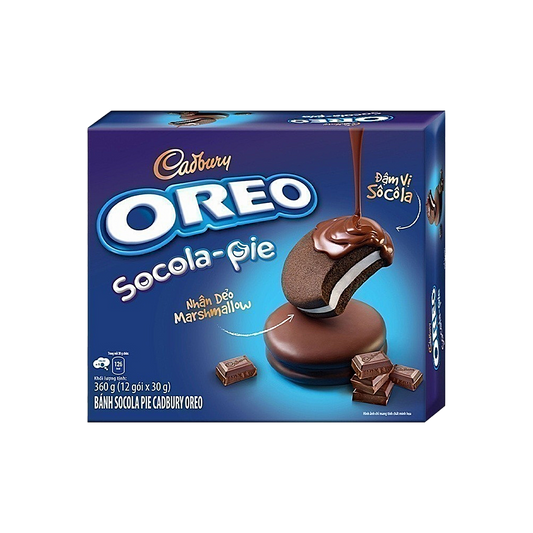 Vietnam - Oreo Chocolate Socola Pie with Vanilla Flavour (12 packs, 336g)