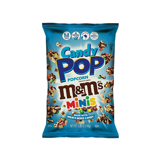 USA - M&M's minis x Candy Pop Chocolate Drizzled Popcorn (149g)